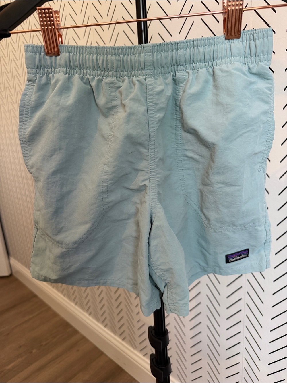 Patagonia Men's Pale Blue Swim Hybrids